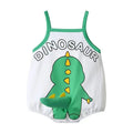 New arrival summer baby k-style one-piece clothes baby cartoon sleeveless romper boy casual suspender jacket