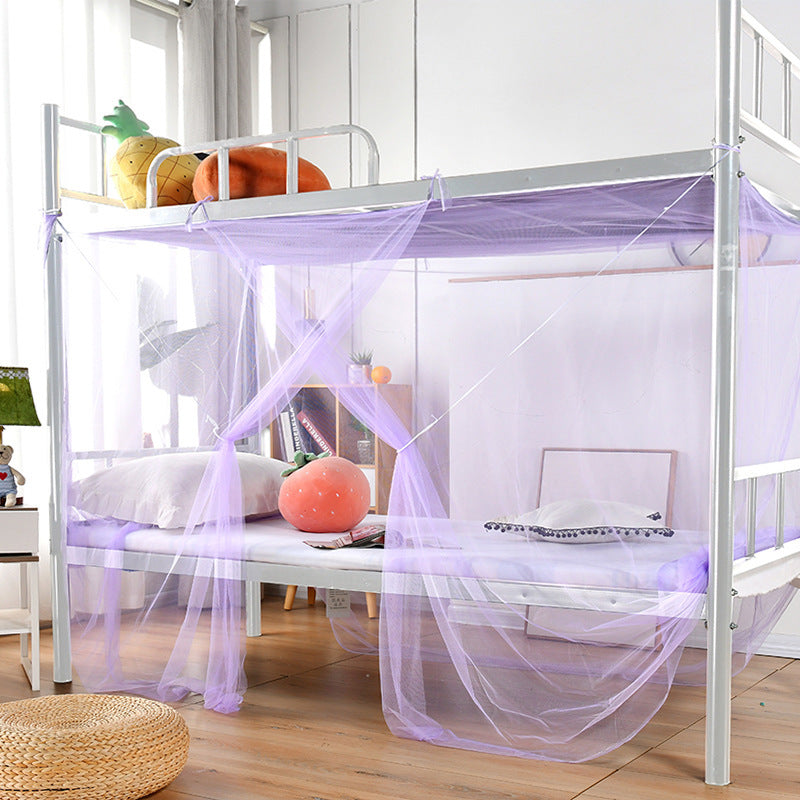 Mosquito net student dormitory enlarged space casual style all-inclusive mosquito net bedroom bunk bed neutral anti-mosquito and dust-proof model
