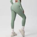 European and american high-waisted brushed nylon yoga pants - cloud-like outdoor activewear leggings - quick-dry, breathable running and fitness tights