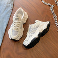 Thick sole dad shoes for women 2026new arrivalsummer thin mesh breathable mesh shoes heightenedcasual sneakers