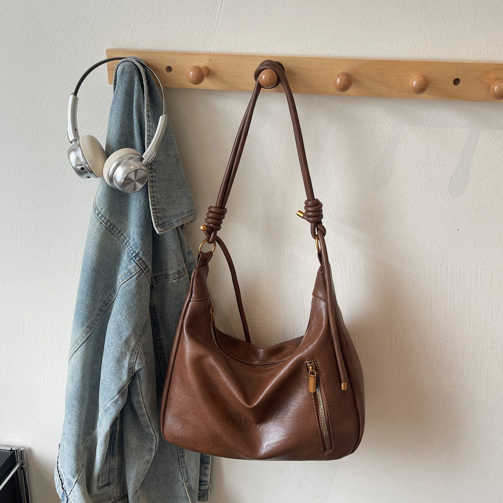Crossbody bag 2025 new autumn/winter versatile light luxury niche high-value shoulder bag large capacity commuter tote women's bag