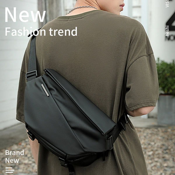 Trendy brand messenger bag men's bag tooling motorcycle backpack function mailman riding shoulder bag cross small men's bag