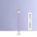 Purple ear spoon (with one large and one small ear spoon head)