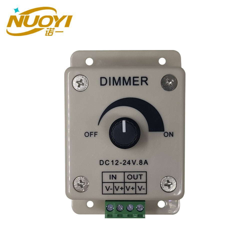 30A knob controller light box sign hard light strip light with brightness dimmer, monochrome stepless iron box toner