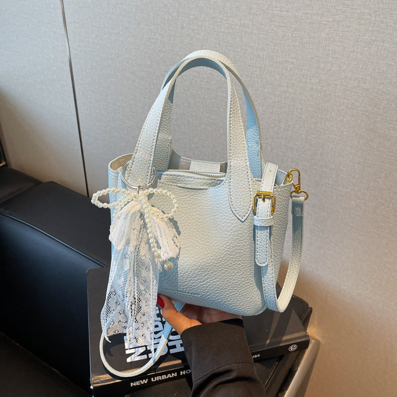 Foreign trade advanced sense small bag women 2025 new fashion versatile messenger bag summer super fire handbag bucket bag