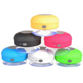 Hot-selling, in-stock wholesale waterproof bluetooth speaker with large suction cup for bathroom use. mini speaker, portable for outdoor use, ideal for export gifts