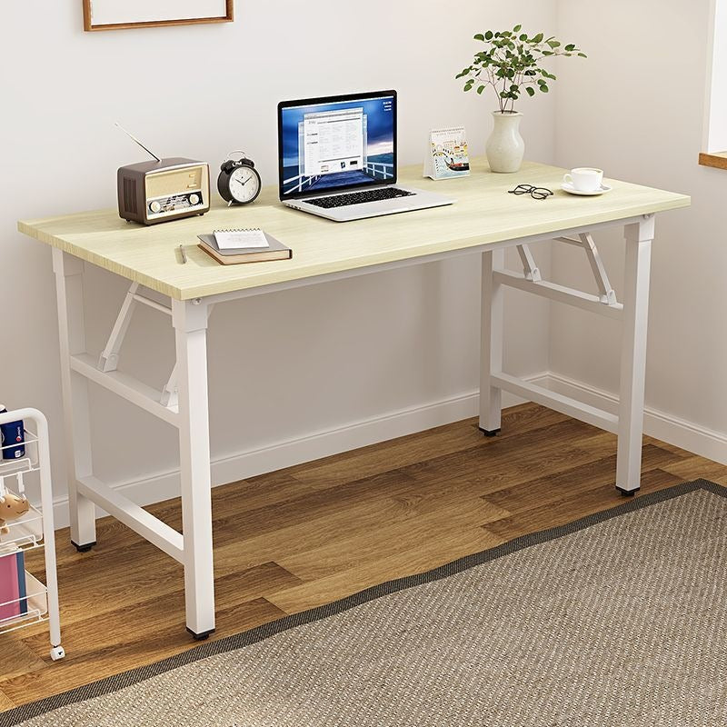 Foldable computer desk desktop desk casual modern home office table bedroom simple study table writing desk