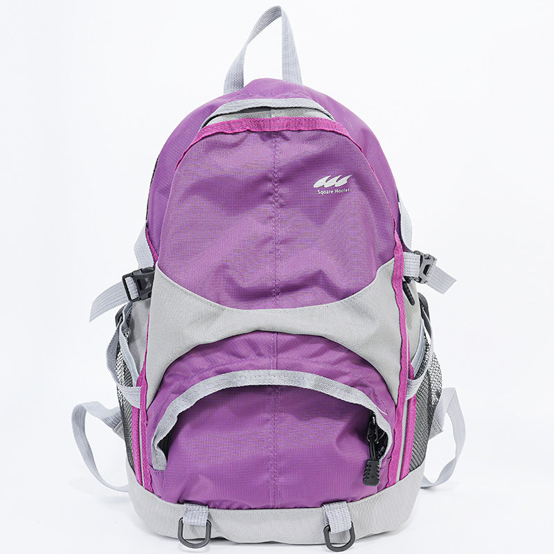 Outdoor leisure sports backpack Men's and women's same light and versatile college students hiking sports wind backpack