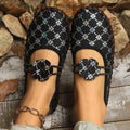 Fashionexportplus size hand-sewn soft bottom casualflats women's cross-border new arrival graffiti breathable lazy loafers