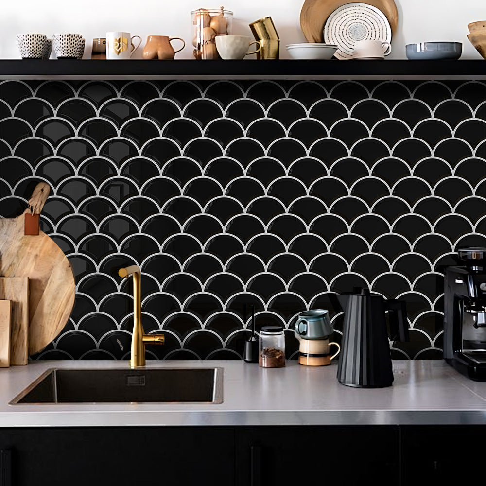 Cross-border 3D three-dimensional glue wall sticker kitchen bathroom background wall decoration renovation sticker waterproof and moisture-proof wholesale