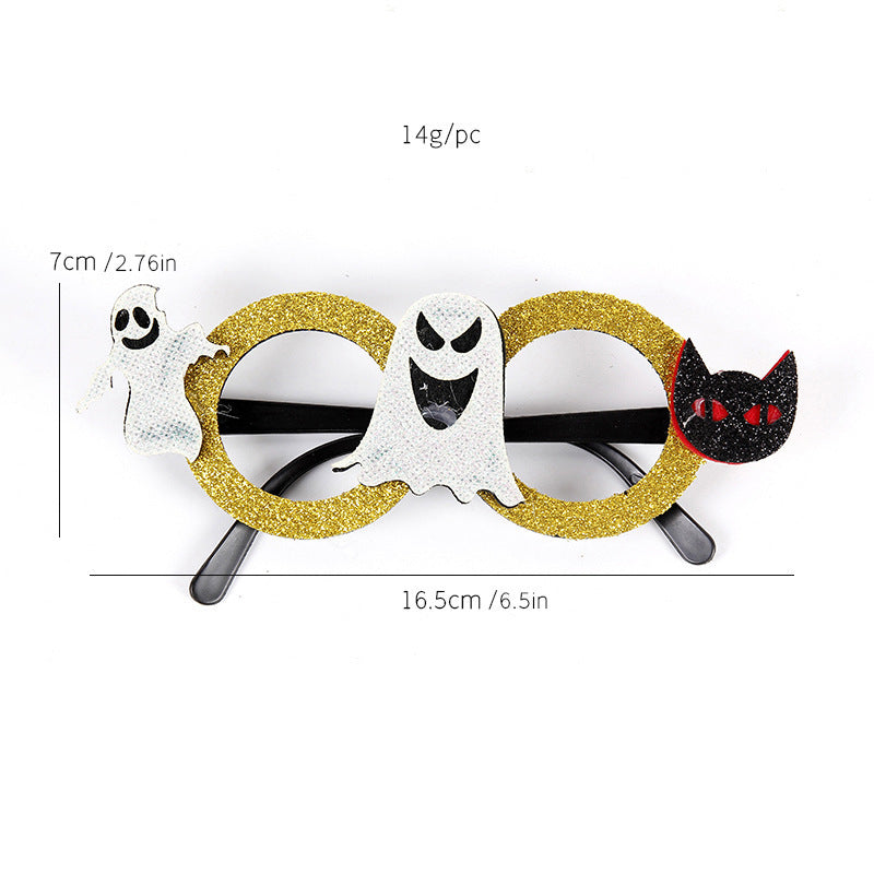 Halloween Pumpkin Glasses Kids Adult Ghost Festival Party Decorations Photo Props Funny Glasses Frames