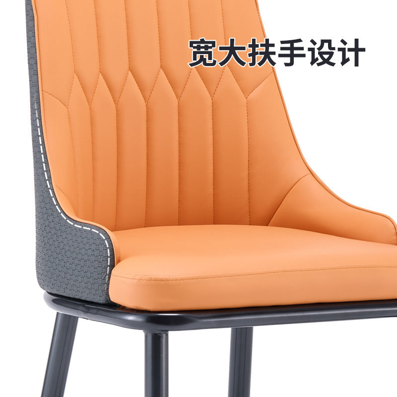 Export ready stock, factory direct, accessible luxury high-end chairs, home leather stools, modern minimalist hotel dining chairs