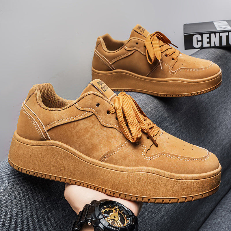 Sneakers 2026 spring new arrivalplaid soft bottom men's shoes retroabrasion resistanttrendyeasiest for match lightweight sports casual sneakers