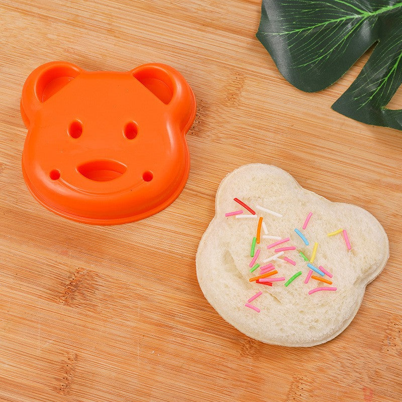 Diy sandwich mold bread cutter - cartoon toast cutter, rice ball mold, bread cutter - bear toast cutter