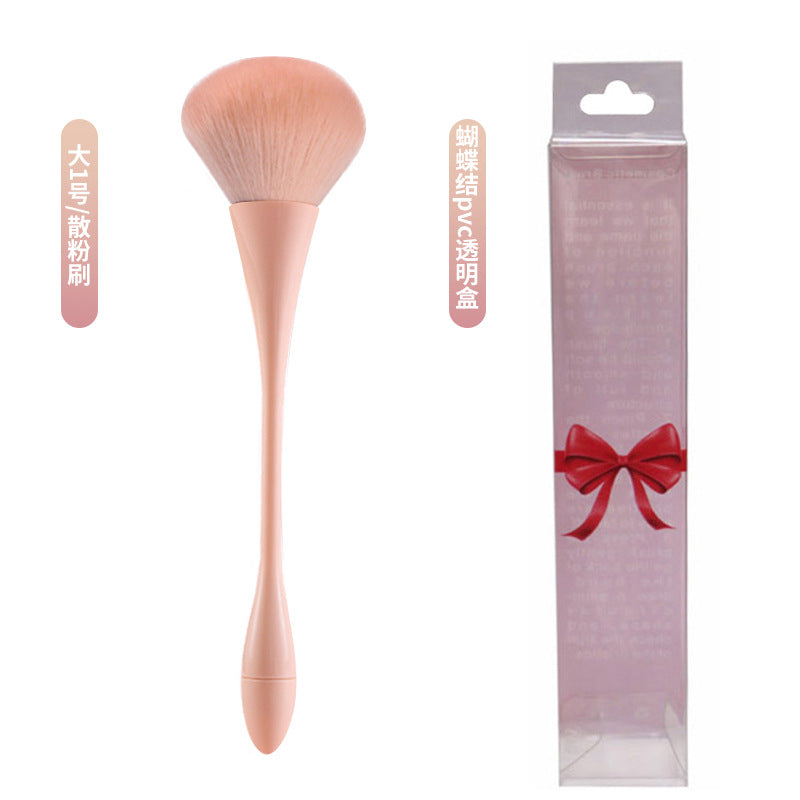Large small waist makeup brush fluffy bristles single dust brush long pole loose powder brush setting blush brush makeup brush