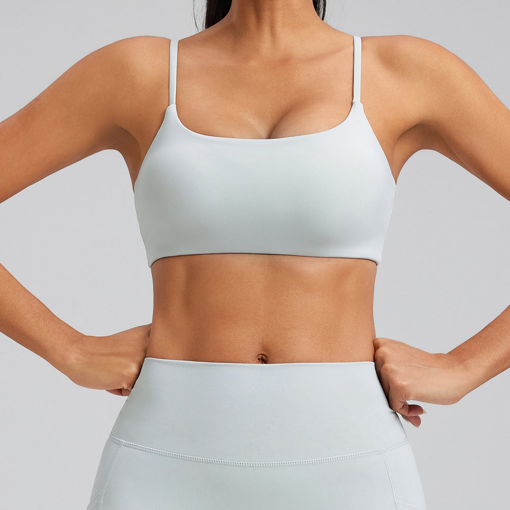 spring/summer new yoga outfit set - outdoor running pocket fitness set - butt-lifting compression sportswear set for women