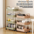 Movable coffee table snack cart cream style living room sofa side table mini bedside storage rack table