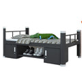 Thickened single layer single iron bed iron frame bed iron art student staff dormitory hospital rental apartment bed