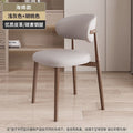 Wrought iron minimalist dining chair - home dining stool, restaurant backrest chair, light luxury design, high-end casual chair, makeup chair