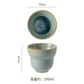 Vintage ceramic handmade mug - japanese style office milk coffee cup - home use water cup - latte art kung fu cup