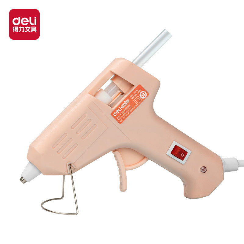 Deli hot melt glue gun DIY household hot melt glue grab kindergarten handmade hot melt gun hot melt stick glue 7mm wholesale