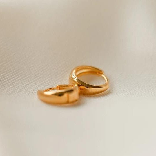 European and american cross-border fashion versatile hoop earrings exquisite mini ear cuff earrings 2024 summer new women's jewelry