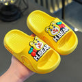 Kids' summer cartoon slippers - boys' indoor home anti-slip soft sole bathroom cute girls' baby parent-child sandals