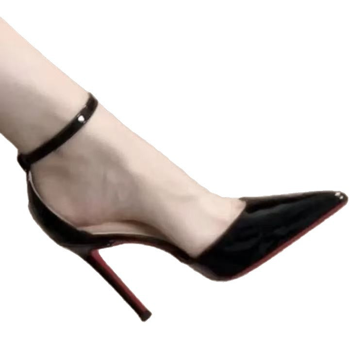 2025 summer new arrival: trendy hollow-out fashion sandals for women - korean style stiletto heel with buckle detail, perfect for export