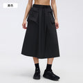Women's active skirt - summer casual versatile cargo skirt - outdoor water-resistant large pocket midi skirt d26048