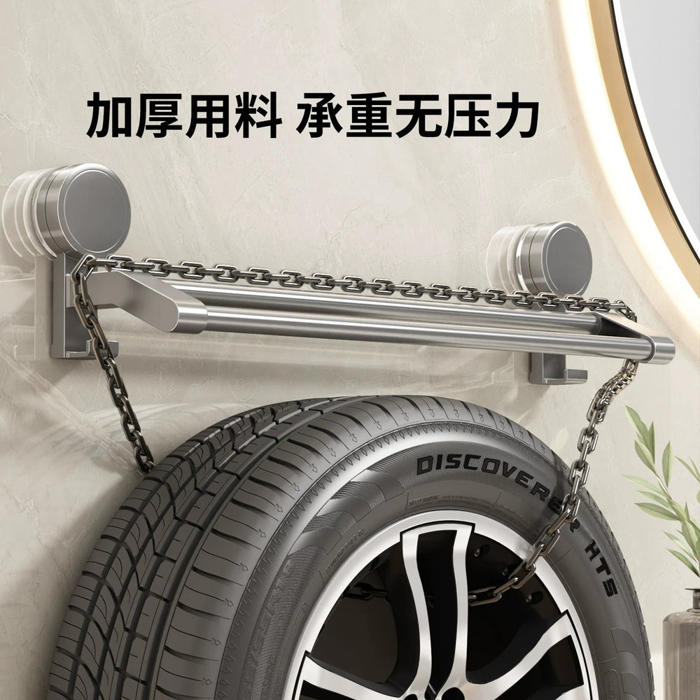 Suction cup towel rack bathroom punch-free wall-mounted storage rack bathroom towel single pole bathroom storage rack