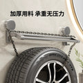 Suction cup towel rack bathroom punch-free wall-mounted storage rack bathroom towel single pole bathroom storage rack