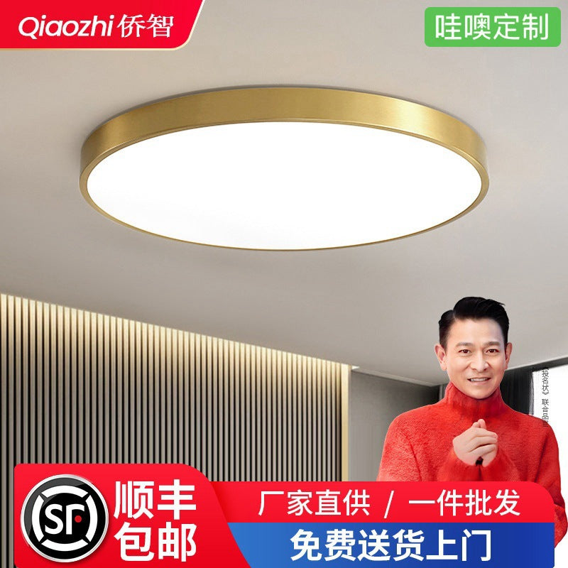 LED simple ceiling light bedroom light 2025 new master bedroom advanced lighting living room light Zhongshan lighting