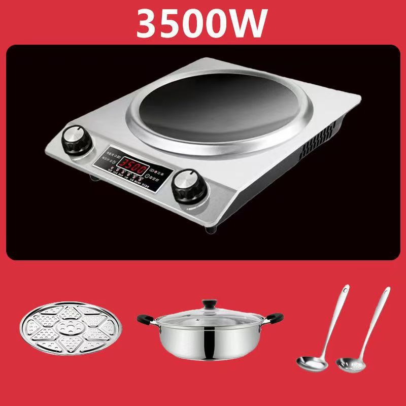 neutral concave induction cooker for home high power 3500w new arrival commercial cooking stir-fry