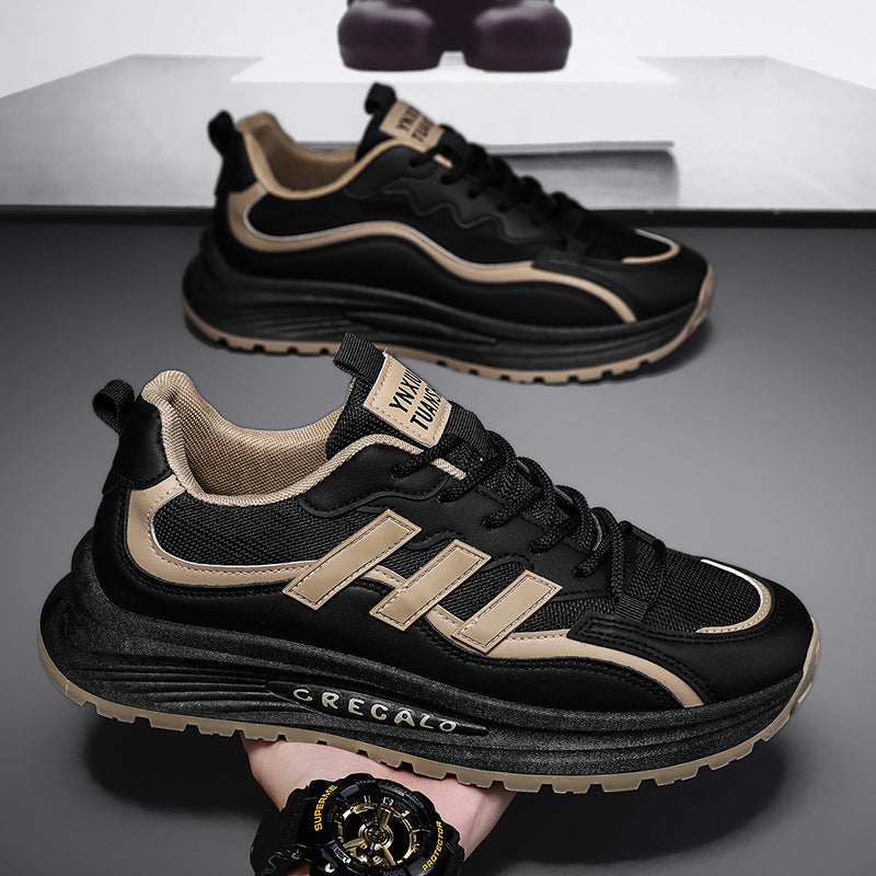 Men's shoes: 2026 spring new arrivals - trendy, versatile, bestselling chunky sneakers. thick-soled, durable, breathable, casual athletic shoes for students