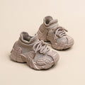 Kids' athletic shoes - spring/autumn boys' casual sneakers, mesh flyknit girls' sock shoes, baby white shoes, ages 1-7