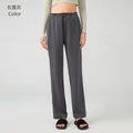Fall and wintercasualstraight-leg pants air layer running sports yoga pants women's looseslimming lookloose pants daw167