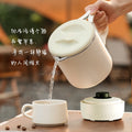 Foldable electric kettle - portable stainless steel travel kettle for outdoor use, dorms, and cross-border e-commerce. new mini size