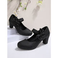 spring/summer new arrivals: plus size chunky heel women's shoes for cross-border e-commerce. sizes 35-42 available. wholesale options available. dropshipping to  and