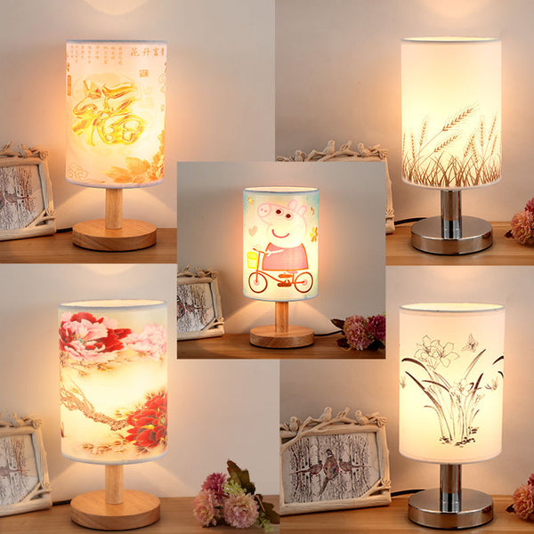 Bedroom bedside simple modern creative small desk lamp warm reading energy saving night lamp feeding lamp eye protection gift desk lamp