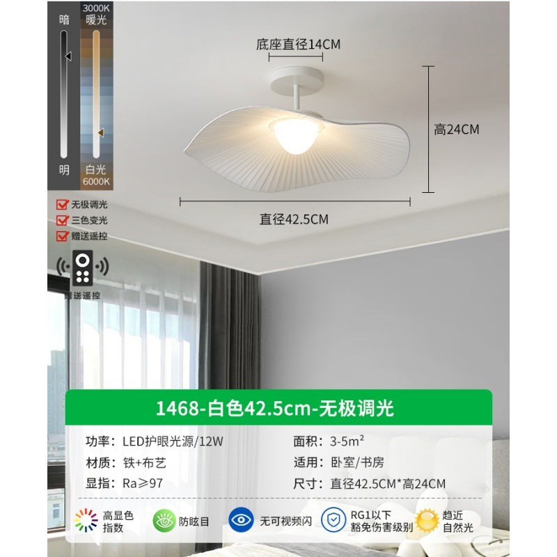 Aisle Corridor Light Cream Wind Ceiling Light Modern Simple Bedroom Room Light Log Entrance Balcony Lighting E