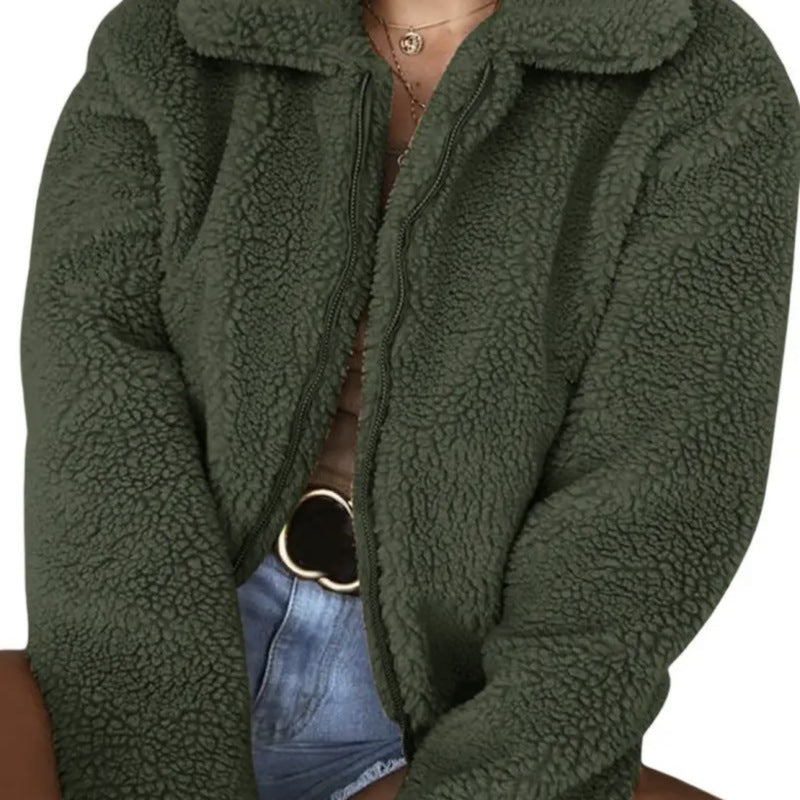 Spot single-sided lamb wool fabric size granular cashmere clothing shoe material flannel renewable lamb wool fabric