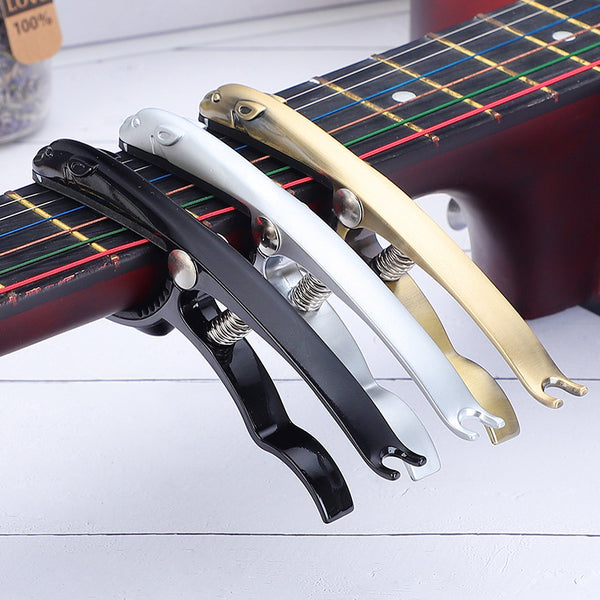 Alloy Capo, Cheetah Leopard Guitar Capo, Transpo Clip, Tuning Clip, Folk Ukulele