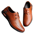 【genuine leather】clearance sale - grab a bargain! authentic leather men's casual shoes - soft sole, breathable, perfect for work