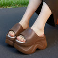 2026 new platform wedge slippers - women's summer indoor/outdoor fashion high heel slides with a cushioned comfort fit