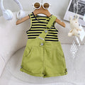 Kids' lightweight overalls: summer shorts for toddlers (ages 1-6) - stylish 5-inch shorts for boys and girls