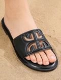 European and american summer new slippers women's slippers one-line slippers fashion plus size european and american cross-border flats slippers women
