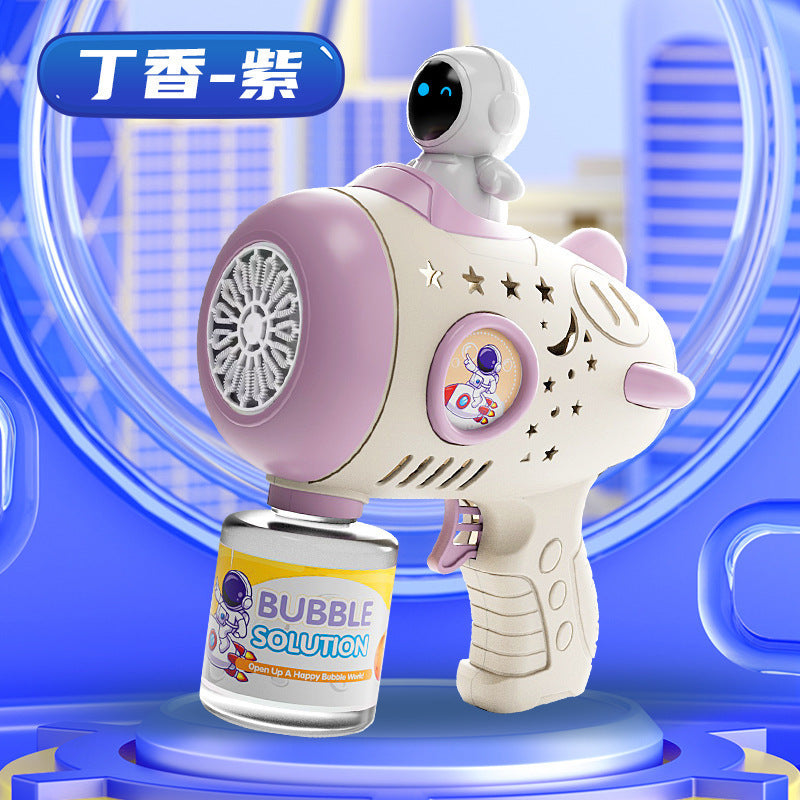 tiktok kids' handheld gatling bubble machine - fully automatic bubble blower - 2026 new model - wholesale toys for boys and girls
