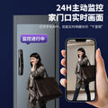 Fully automatic fingerprint lock for home security doors, smart door lock with remote video intercom, electronic smart lock - customization and wholesale available