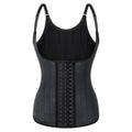 European and american style sports tummy control latex tank top yoga shaping corrective band slimming bodysuit spaghetti strap seamless shapewear