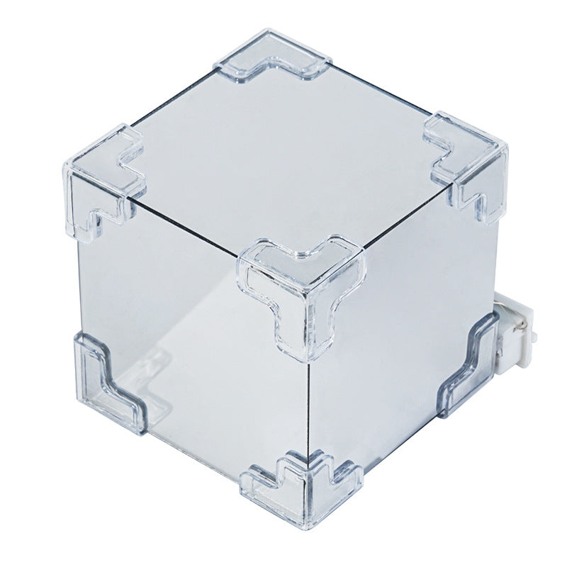 Tulip starry sky flower sea night light technology small production handmade DIY three-dimensional Rubik's cube mirror children's gift set